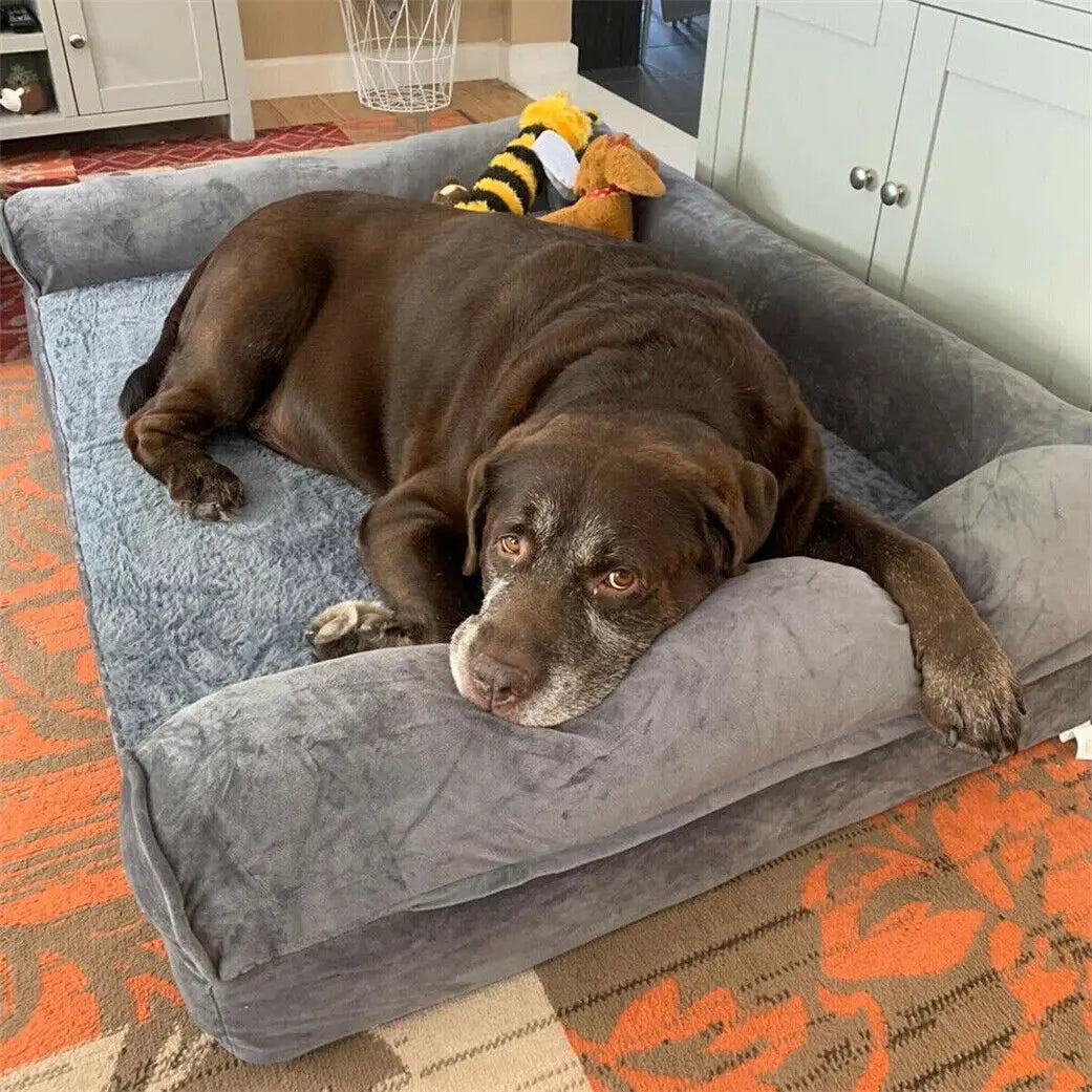 BINGOPAWCN Orthopedic Dog Bed Removable Cover Cushion
