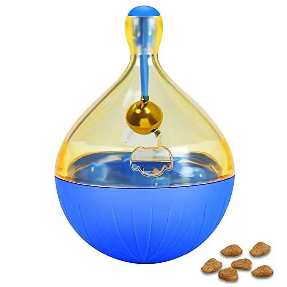 Interactive Slow Feeder Toy for Cats and Dogs Healthy Eating IQ Tumbler