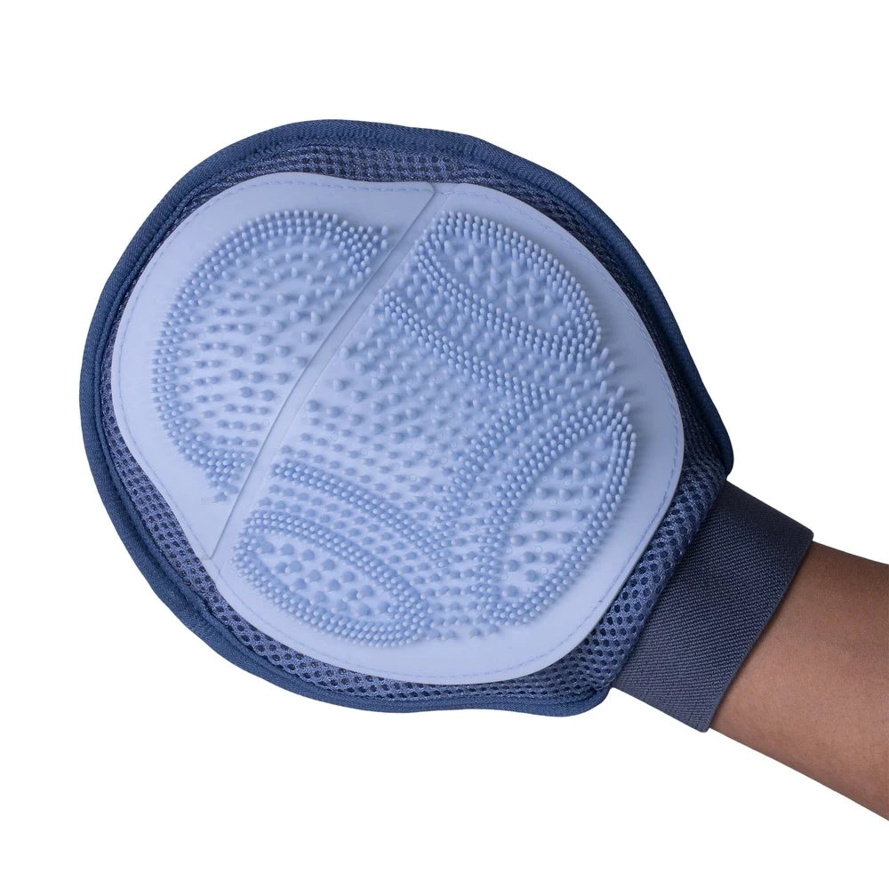 XMSJH Dual Function Dog Grooming Glove Hair Removal Brush