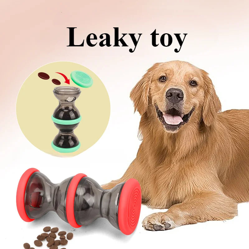 Pet Leaky Food Toy for Dogs Durable Chew Puzzle Training Toy in Multiple Colors