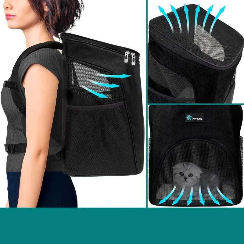 Airline Approved Pet Carrier Backpack For Dogs And Cats