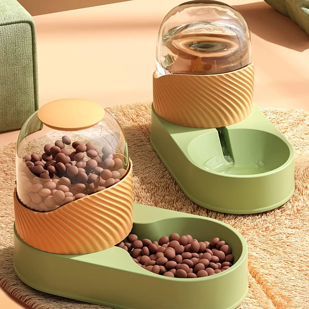 Hign-Concerned 2 In 1 Automatic Cat Feeder Water Dispenser