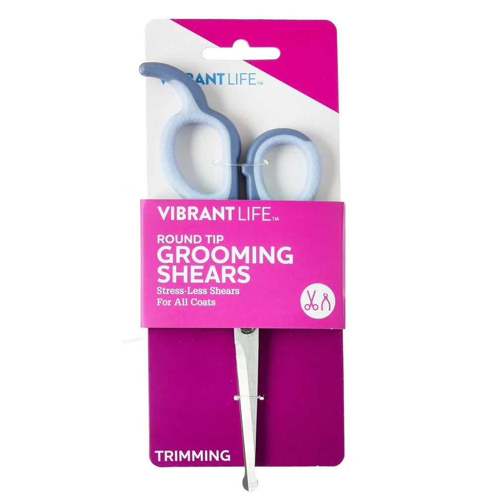DUTRIEUX Round Tip Dog Grooming Scissors For All Coats