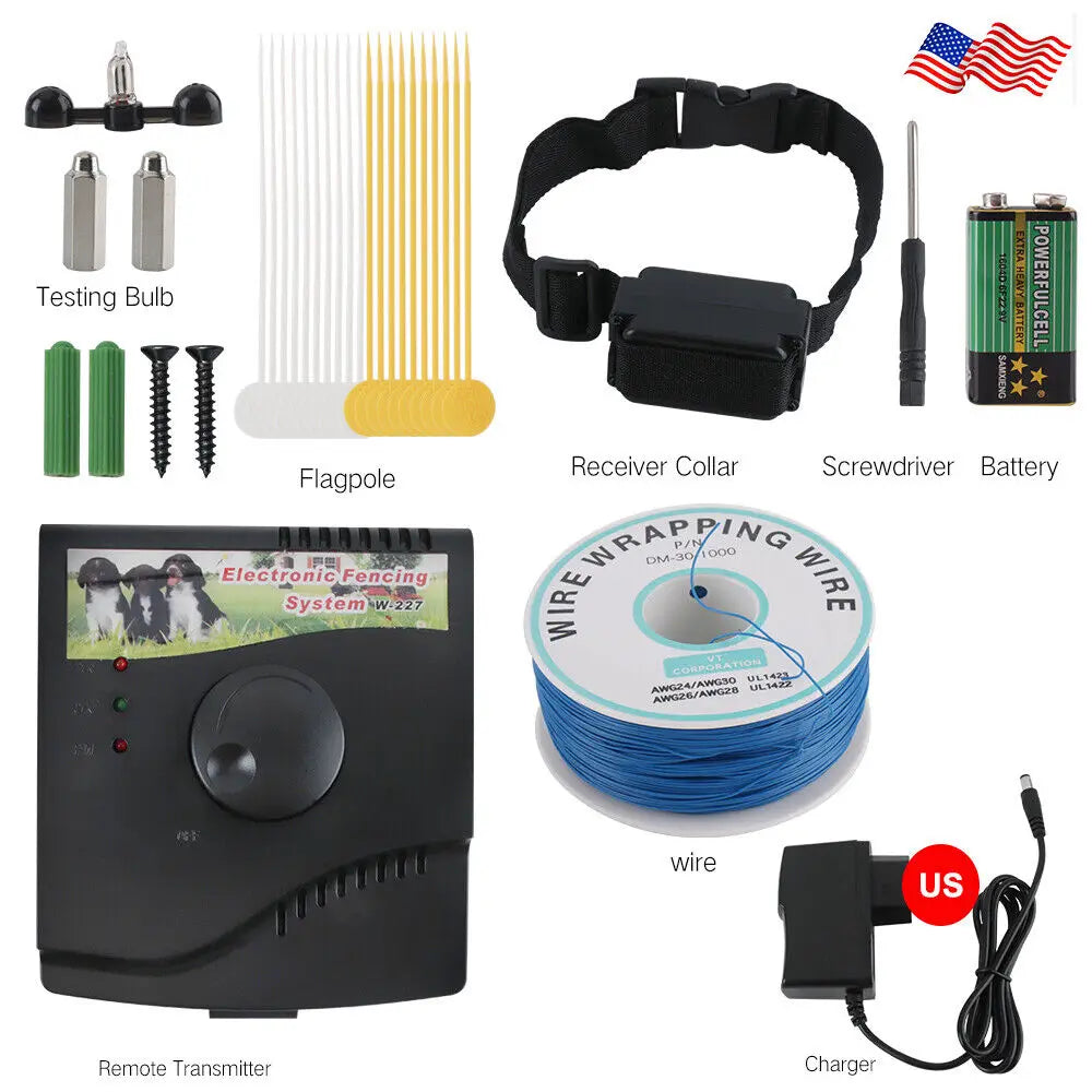 Electric Dog Fence System Waterproof Containment For Yard