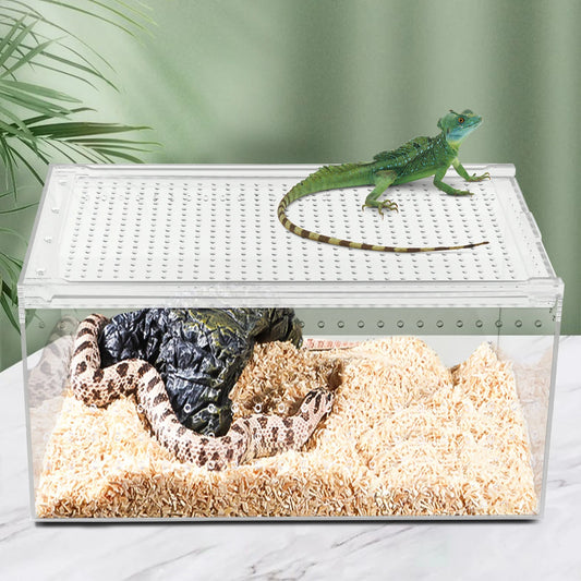 Bymaocar Acrylic Reptile Breeding Cage With Sliding Lid