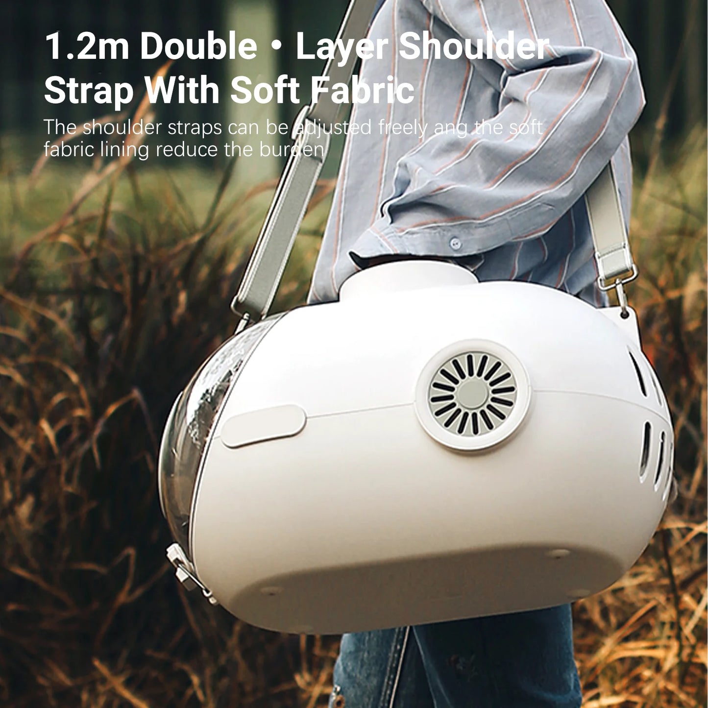 Breed Cat Handbag With Fan Breathable Carrier For Travel