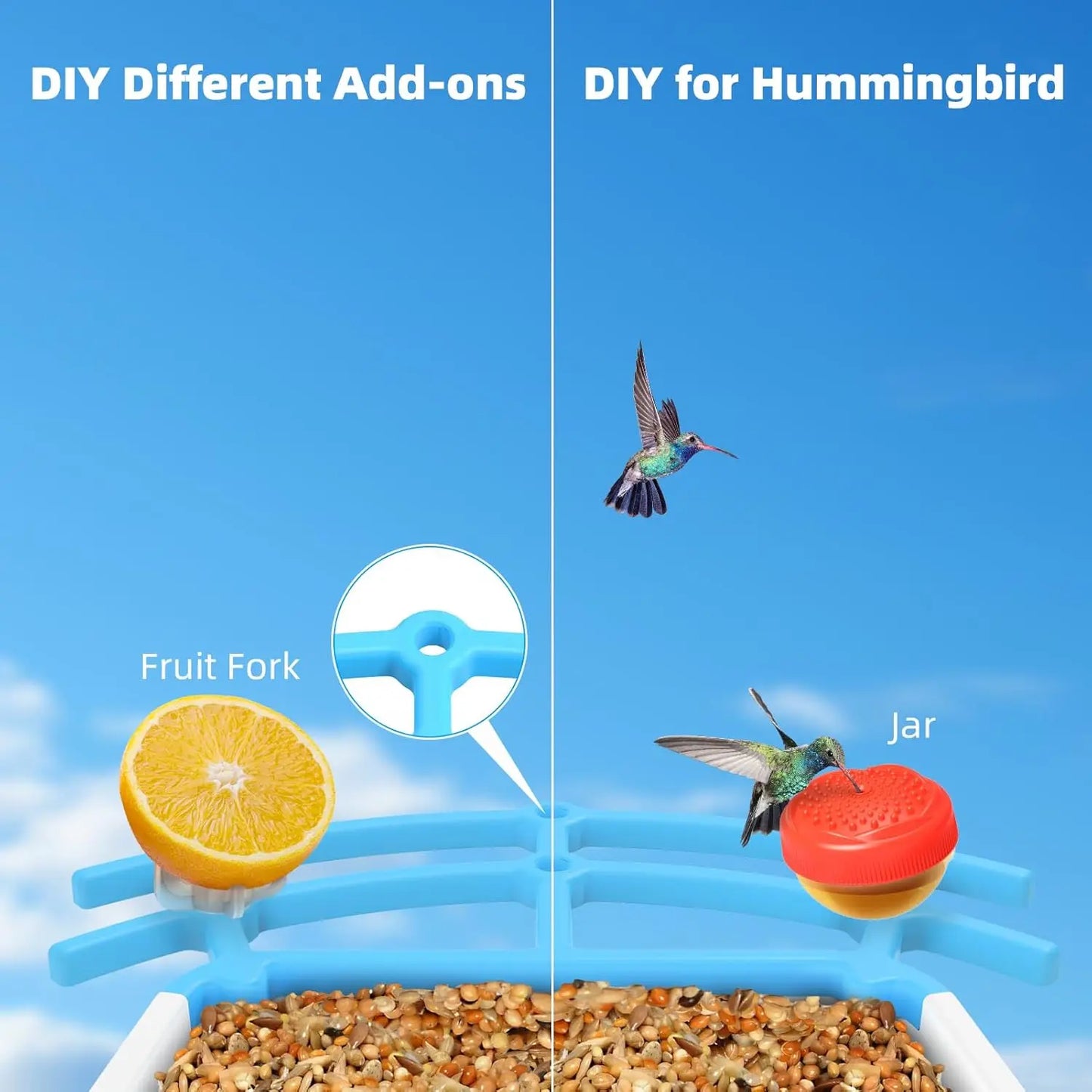 Hign-Concerned NPET Smart Bird Feeder With HD Camera