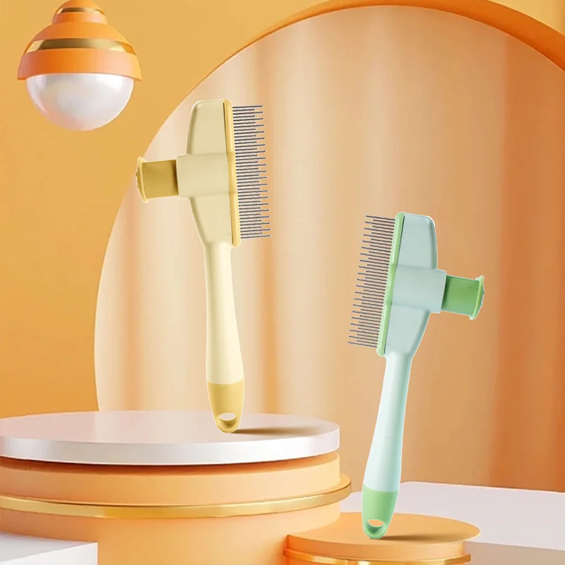 Hign-concerned Cat Grooming Massage Brush Pet Comb Pro