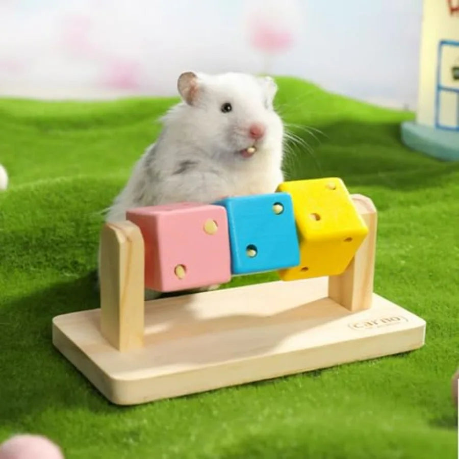 Hign-concerned Wooden Hamster Toys For Small Animals