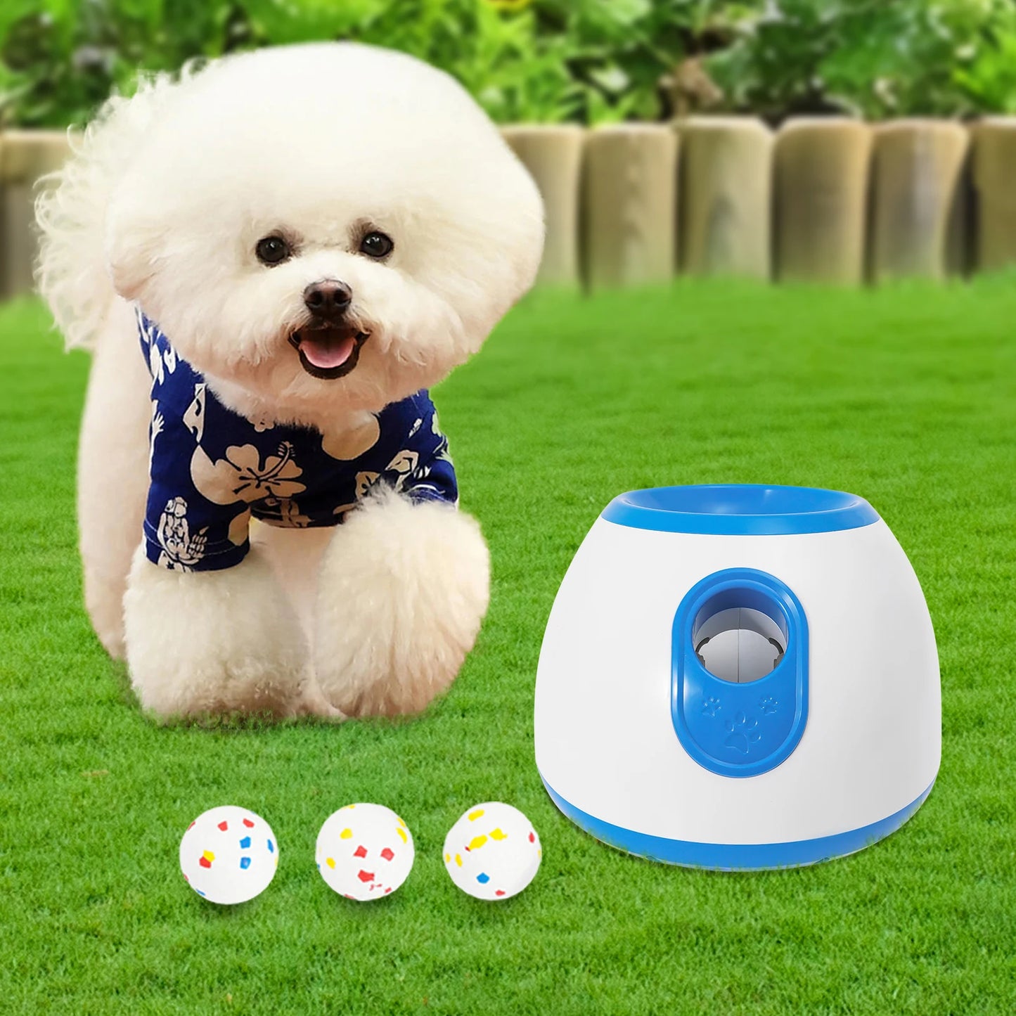 Automatic Ball Launcher for Dogs with Adjustable Throw Distance and Dual Power