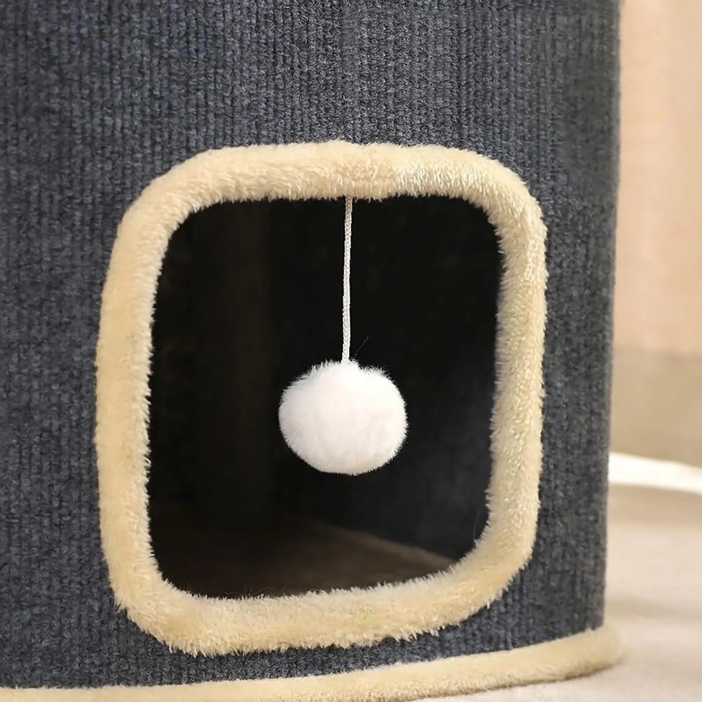 Guangdong 2 Layer Cat House Indoor Cat Cave Rectangular Bed