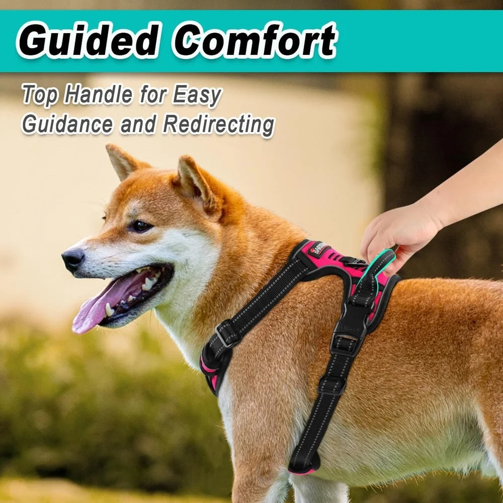 Fujian No Pull Dog Harness Reflective Adjustable Vest