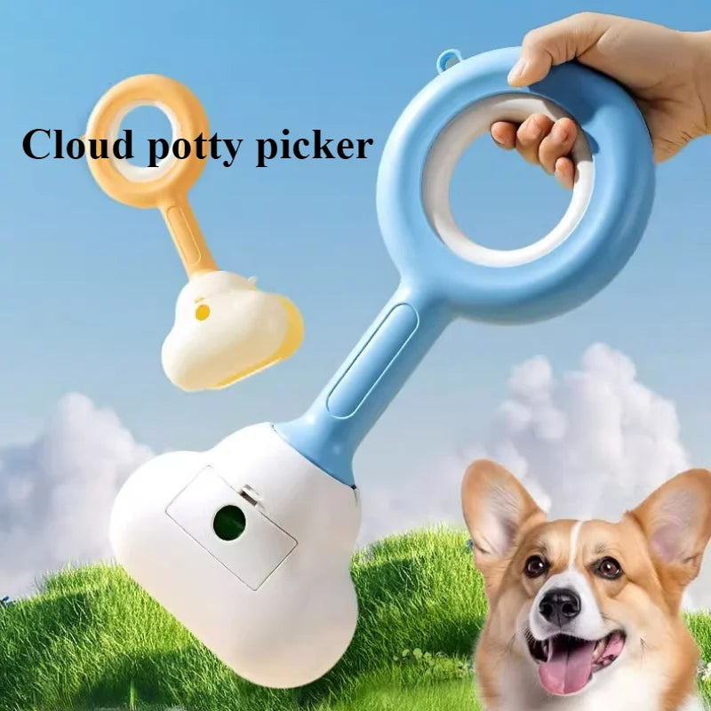 Cloud Potty Picker Dog Pooper Scooper for Easy Outdoor Cleanup