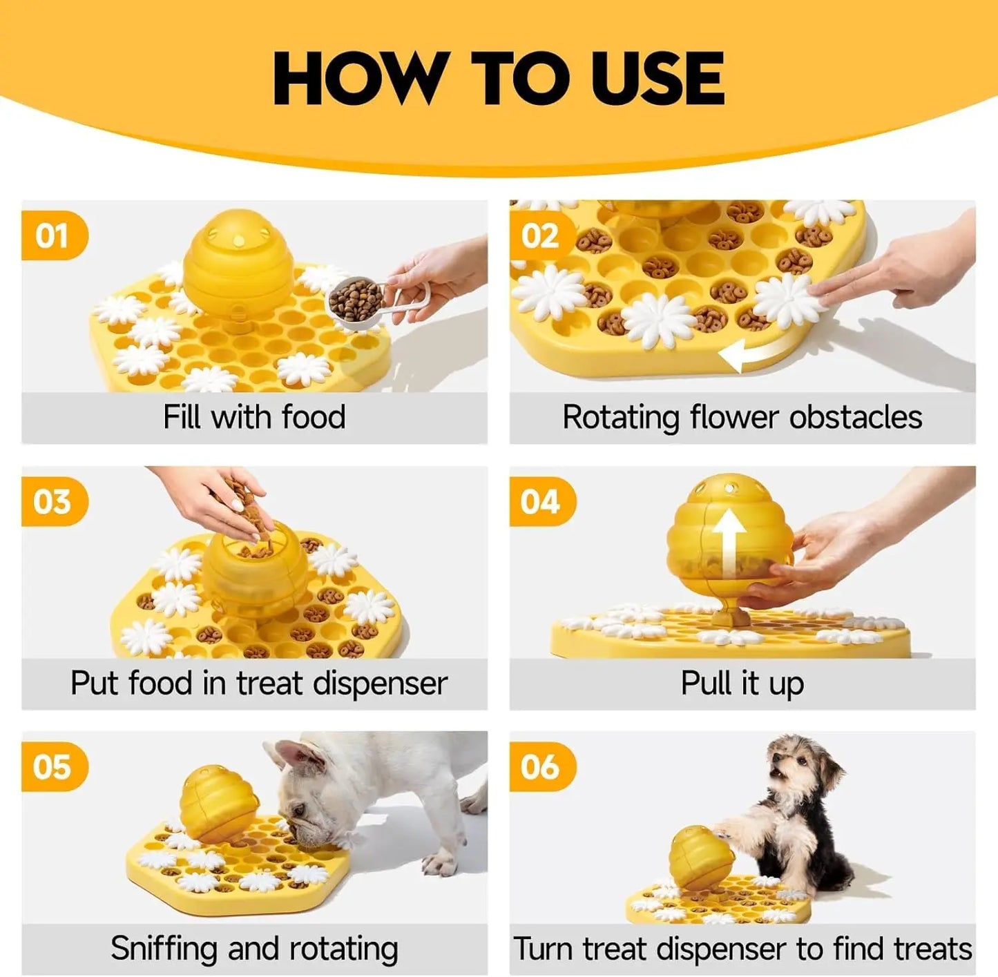 MewooFun Dog Puzzle Toy Set for IQ Training and Mental Enrichment Activities