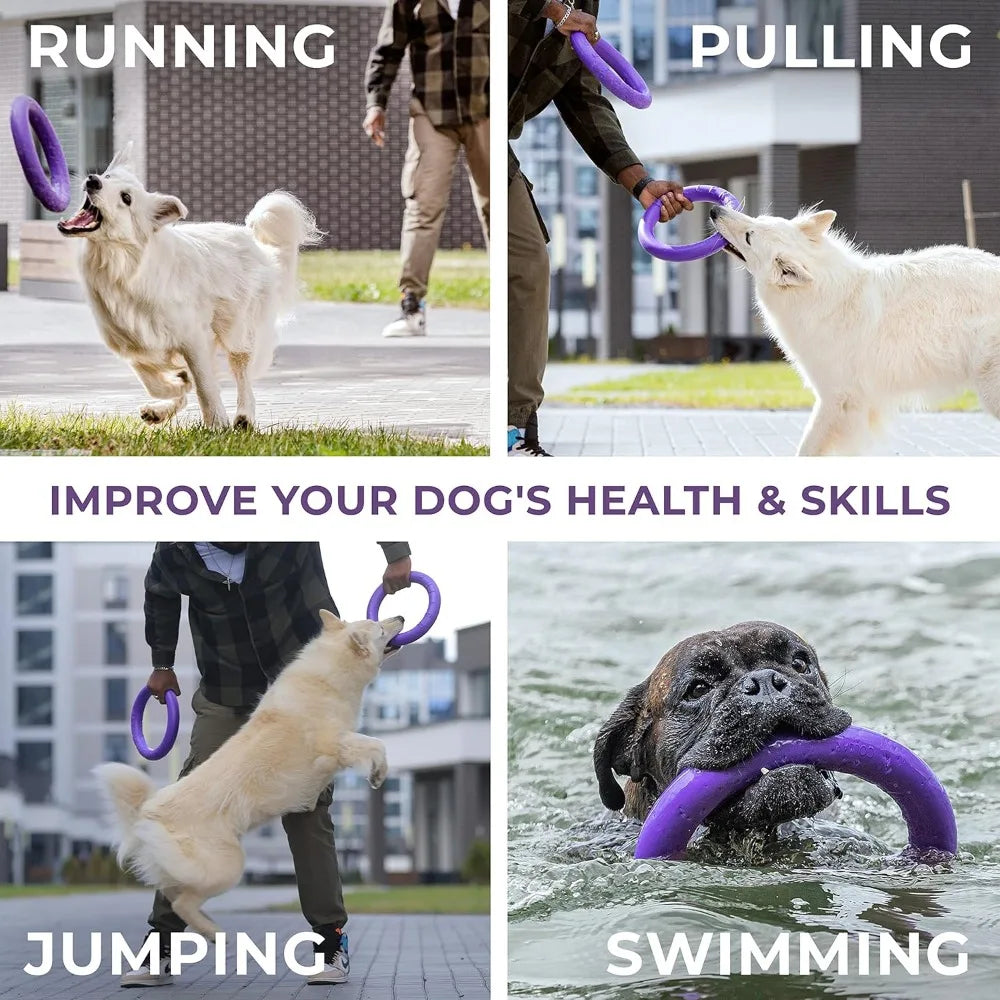 Hign-concerned Puller Outdoor Dog Ring Toy For Fetch Tug
