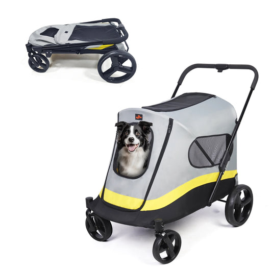 One Click Foldable Pet Stroller For Dogs And Cats Carrier