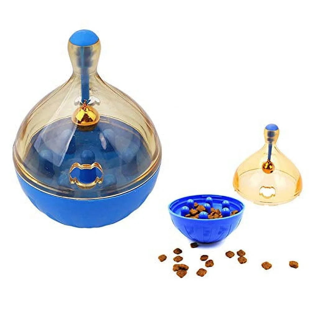 Interactive Slow Feeder Toy for Cats and Dogs Healthy Eating IQ Tumbler