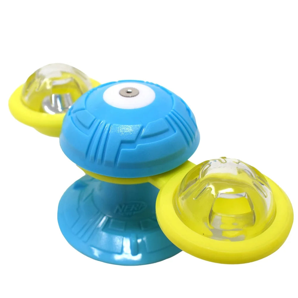 XMSJCN LED Light Up Rattle Spinner Cat Toy With Bell