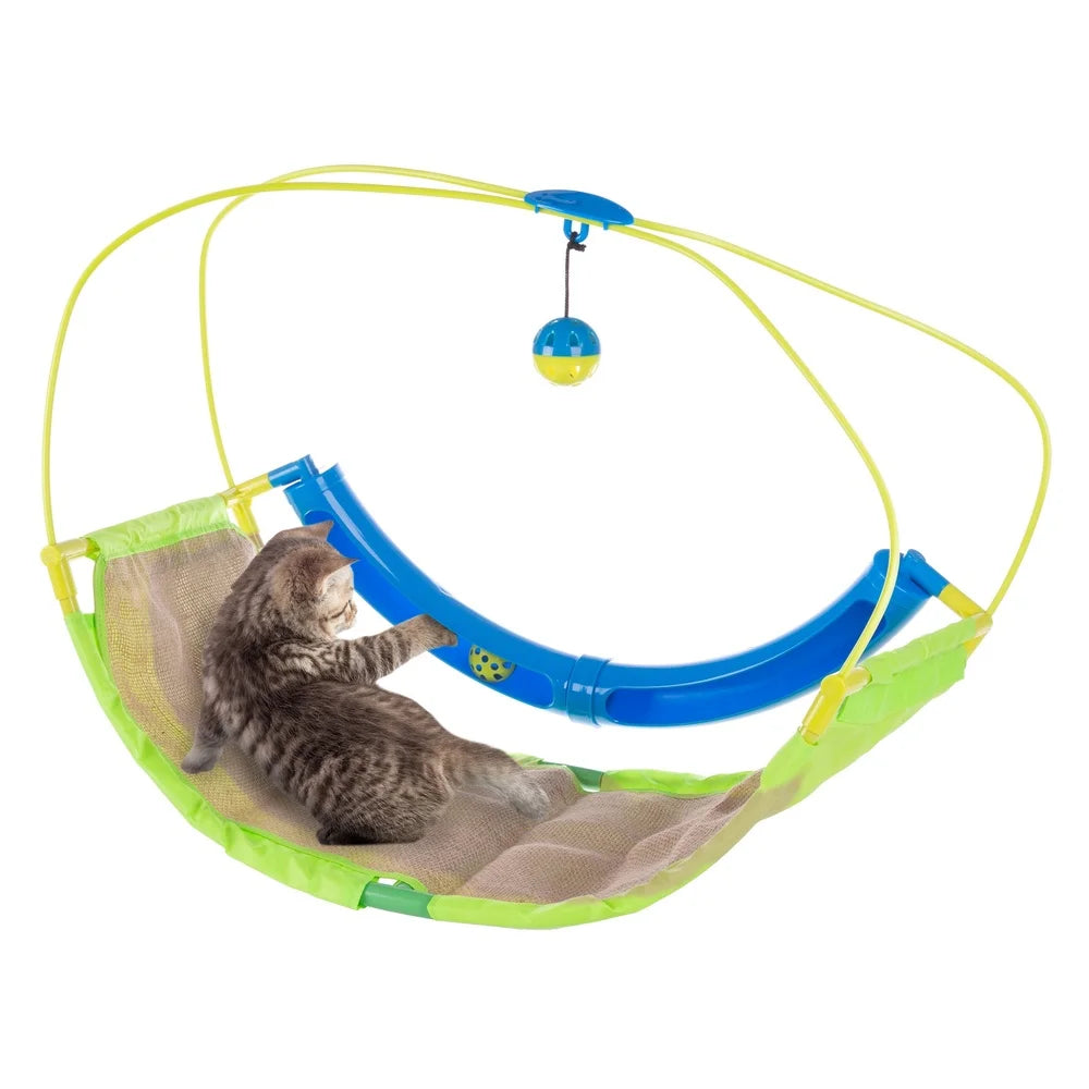 XMSJCN Interactive Cat Toy Mat With Rolling Ball Scratching