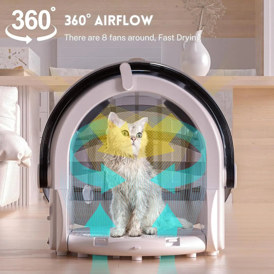Automatic Smart Dryer Water Blower Foldable Pet Bathing Box