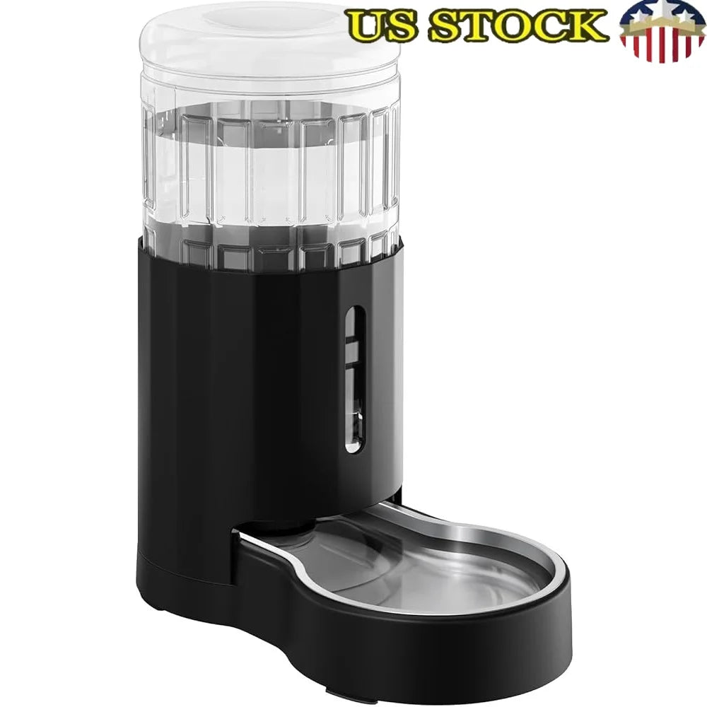 XMSJ Automatic Pet Water Dispenser Stainless Steel Bowl