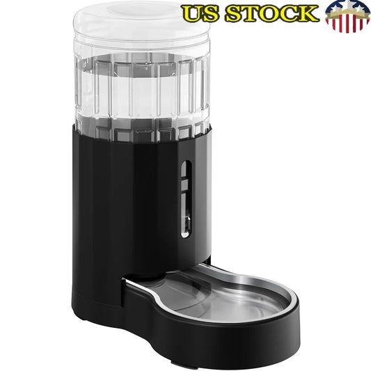 XMSJ Automatic Pet Water Dispenser Stainless Steel Bowl