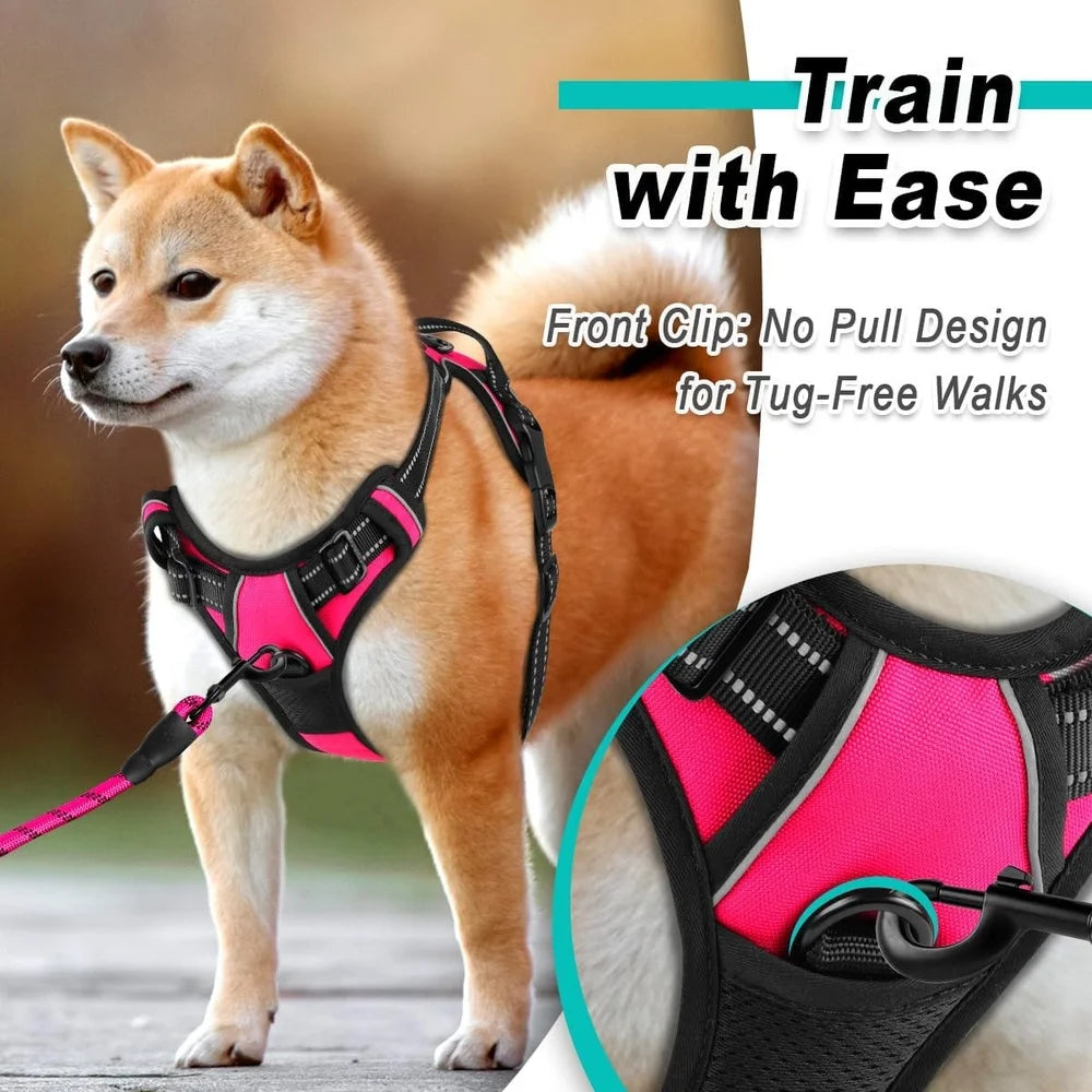 Fujian No Pull Dog Harness Reflective Adjustable Vest