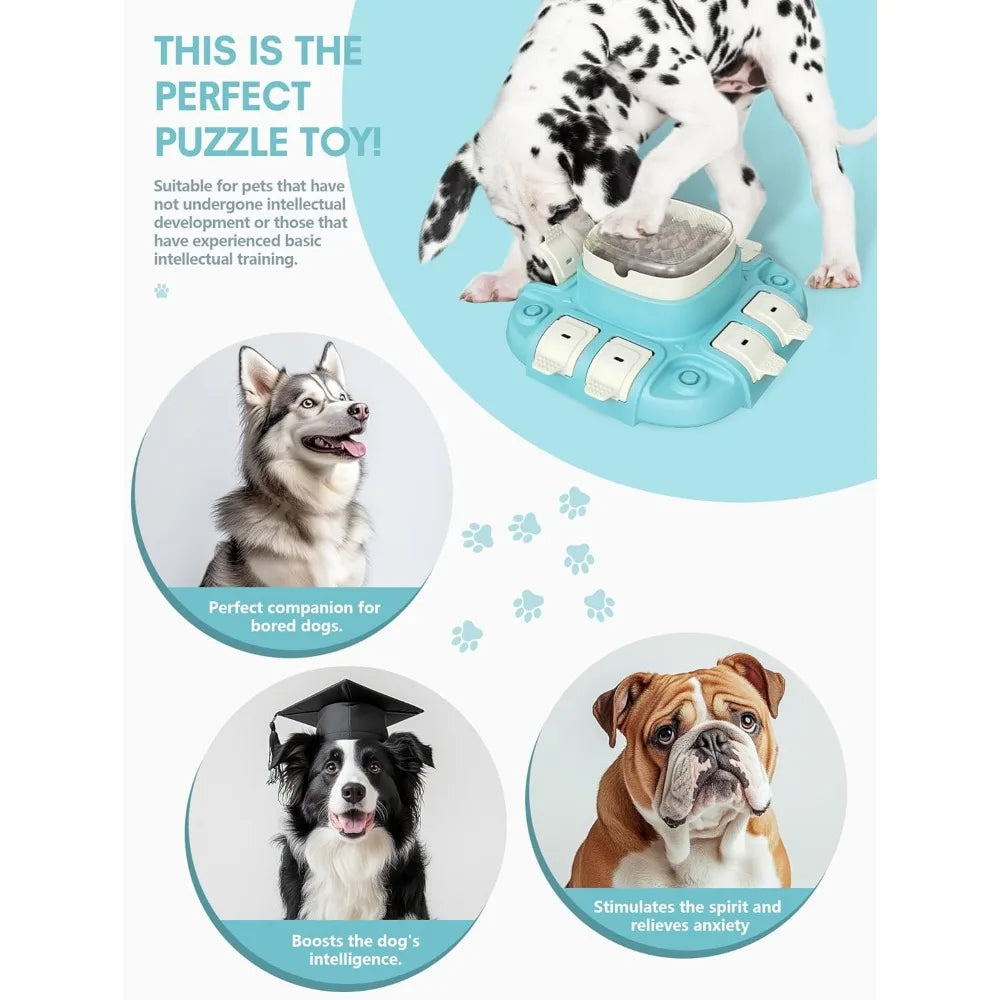 Hign-concerned Dog Puzzle Toy Two Level Treat Puzzles