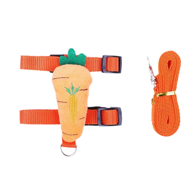 Walking Bunny Guinea Pig Harness Leash Set for Small Animals and Pets