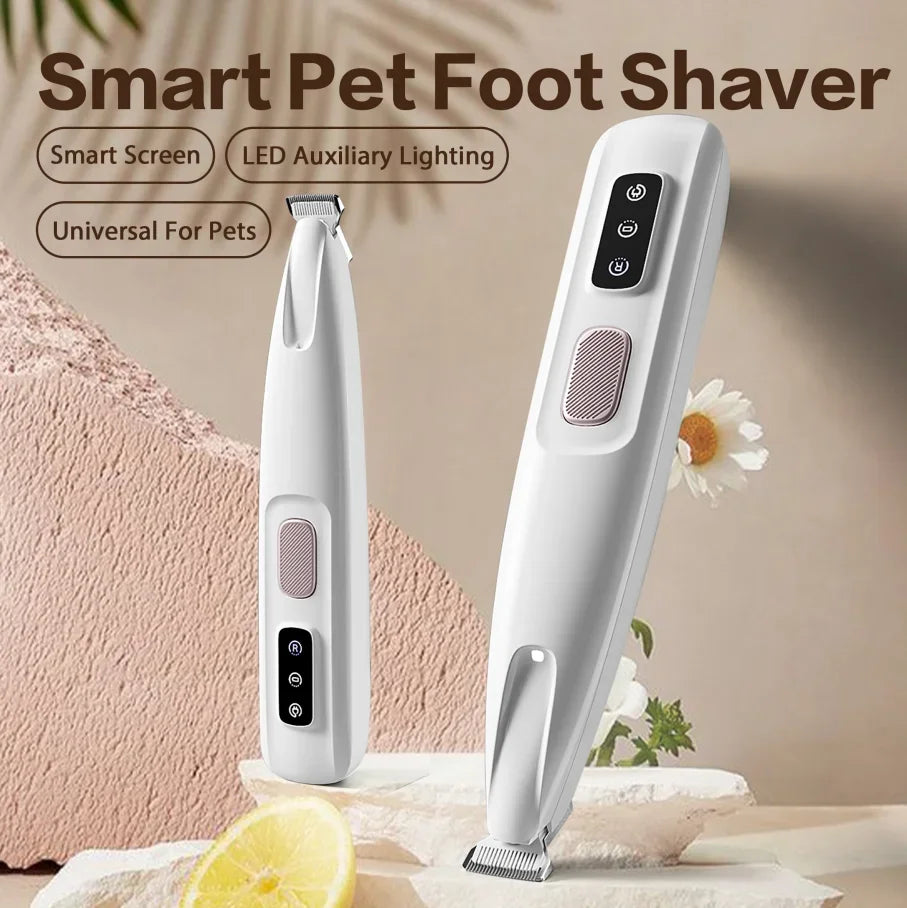 2025 New Rechargeable Pet Paw Trimmer Professional Grooming Kit for Dogs