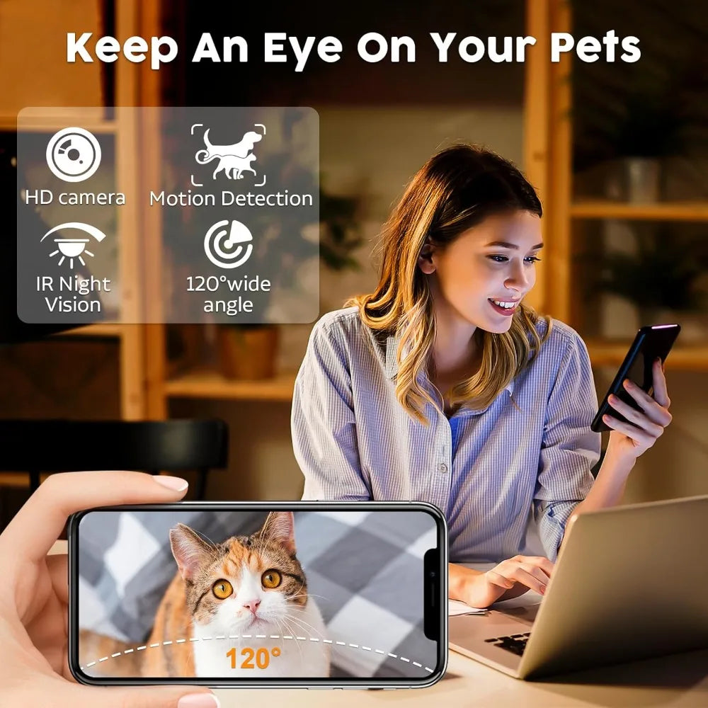 Hign-concerned Automatic Pet Feeder With Camera App