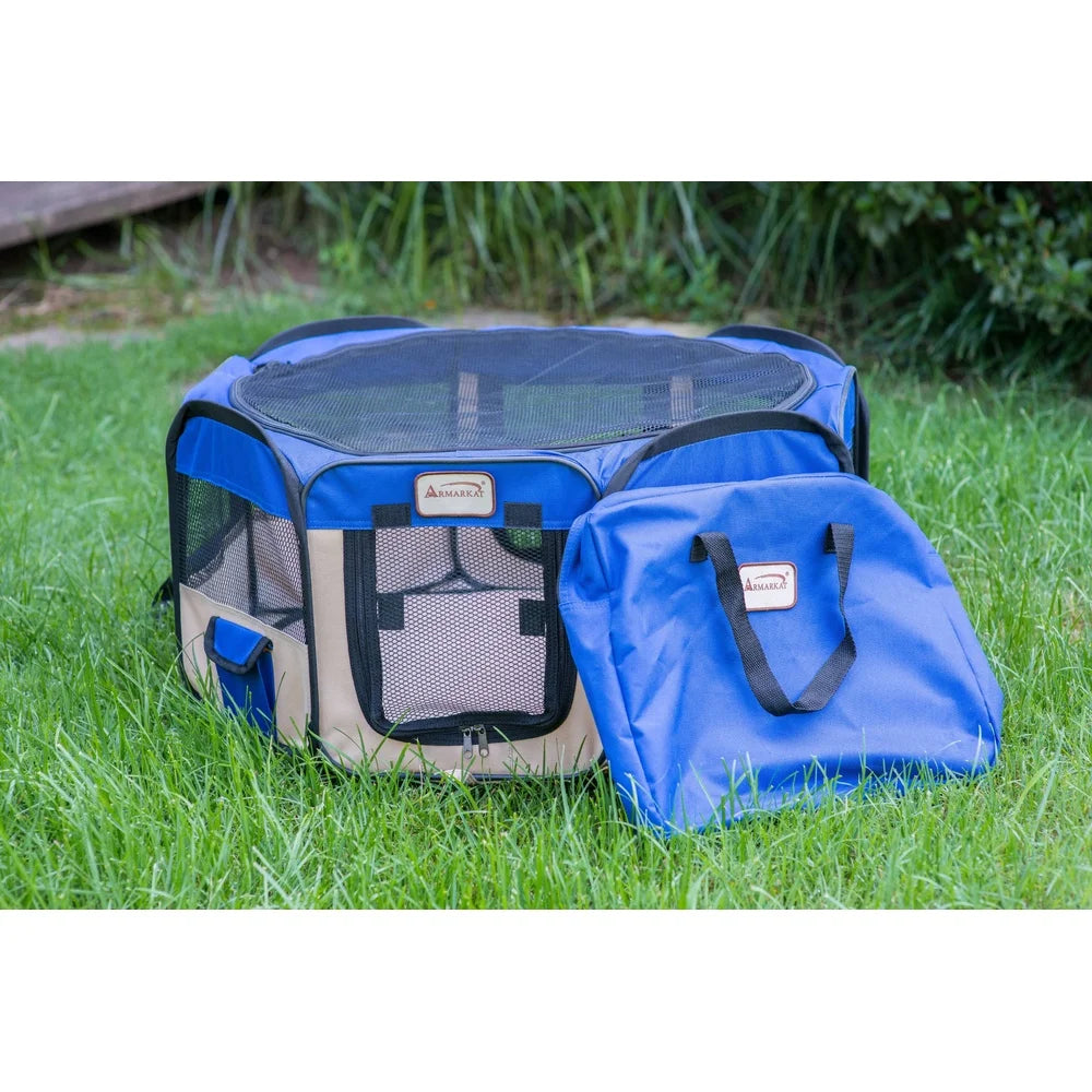 DUTRIEUX Portable Pet Playpen Water Resistant Outdoor