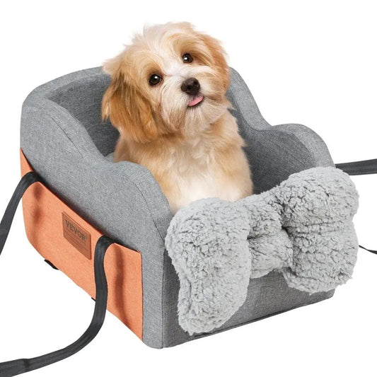 Dog Car Seat Booster for Small Dogs Up to 8 Pounds with Waterproof Design
