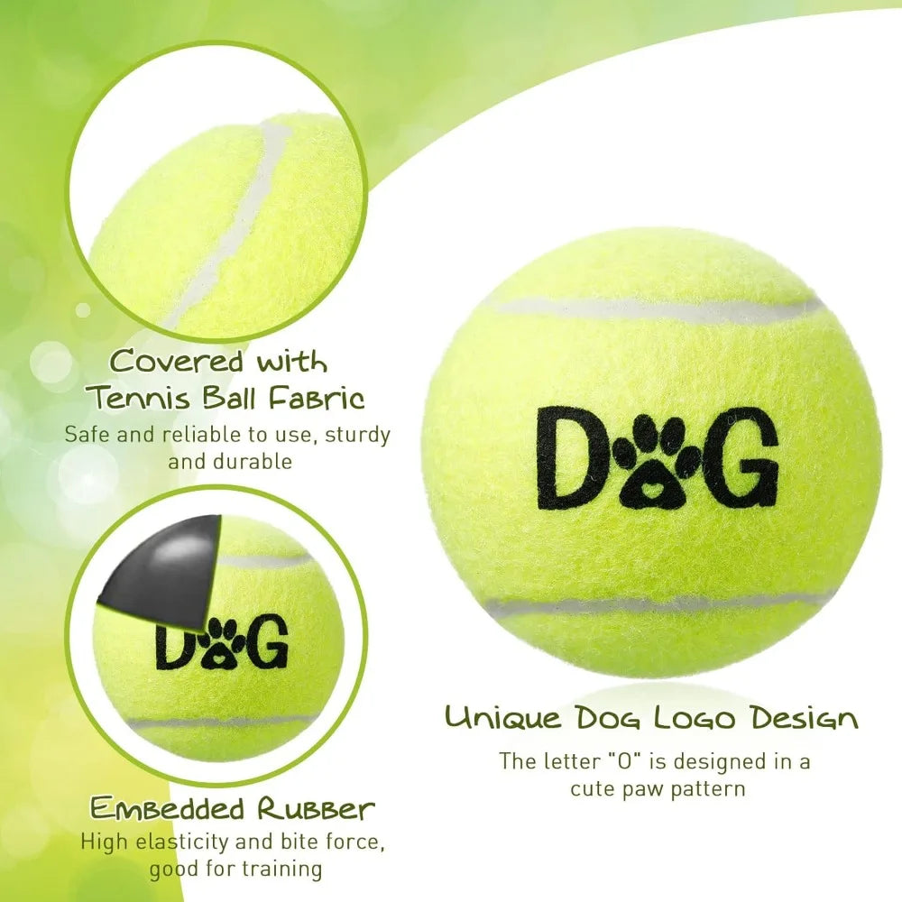 Dog Tennis Balls Bulk Pack With Carry Bags And Toys
