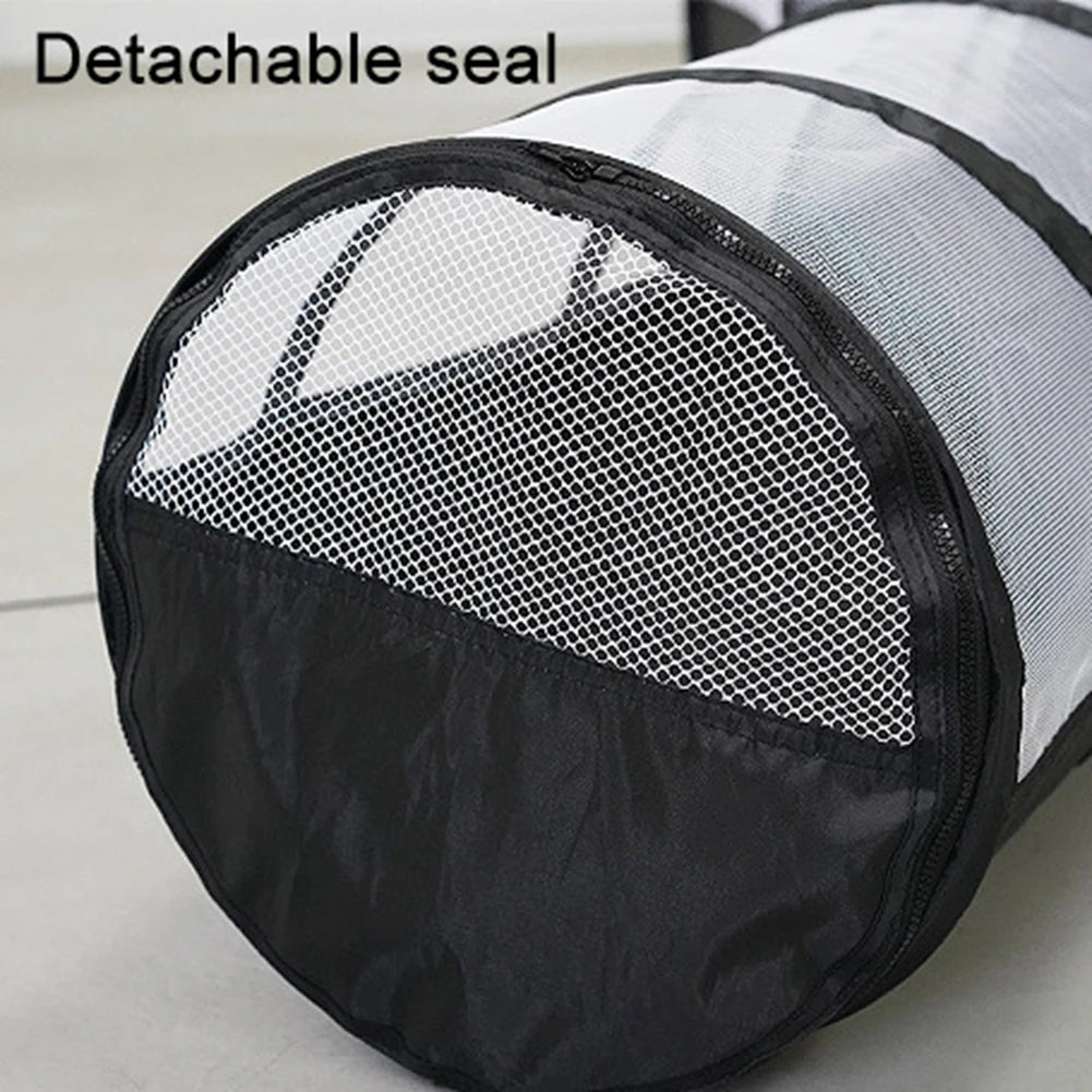 2 In 1 Cat Tunnel Rabbit Cage Foldable Multifunctional Pet Toy Supplies