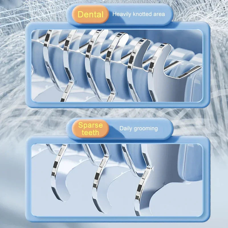Double Sided Pet Comb for Cats and Dogs Grooming Shedding Hair Removal Tool