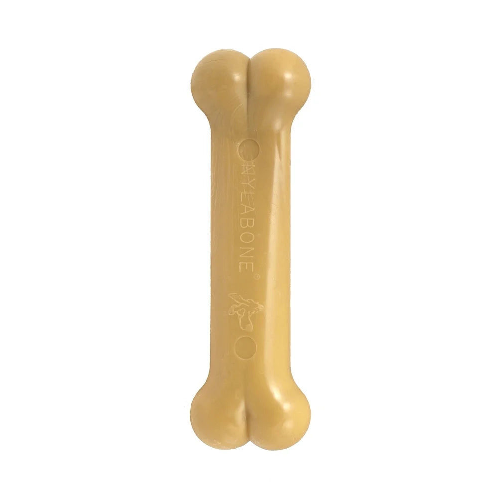 Durable Nylon Dog Chew Toy Power Chew Bone Peanut Butter Flavor for Aggressive Chewers