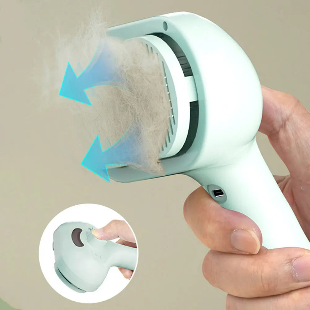 Shunmaii 3 in 1 Cat Steam Brush Grooming Tool Cats