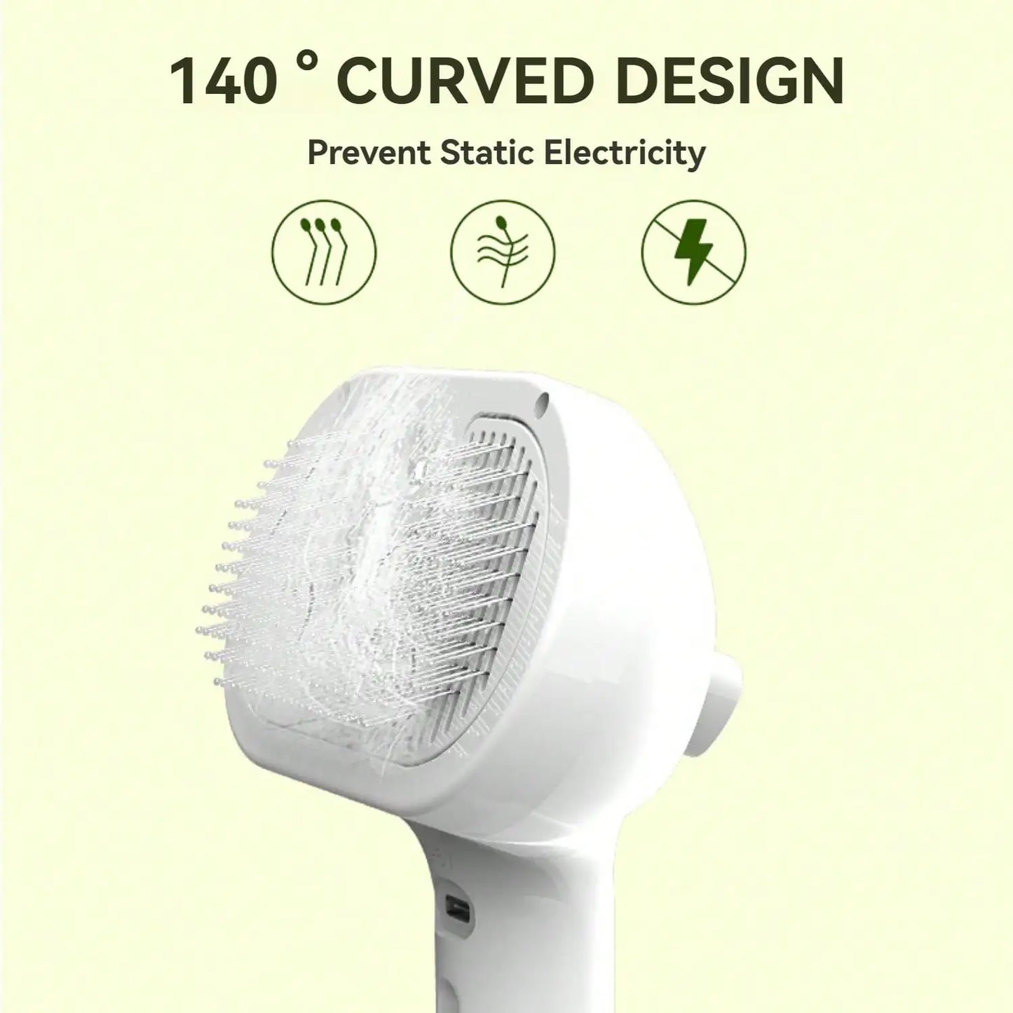 Cat Steam Brush and Spray Grooming Comb for Easy Shedding and Hair Removal