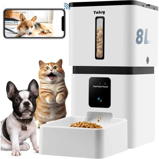 Hign-concerned Automatic Pet Feeder With Camera App