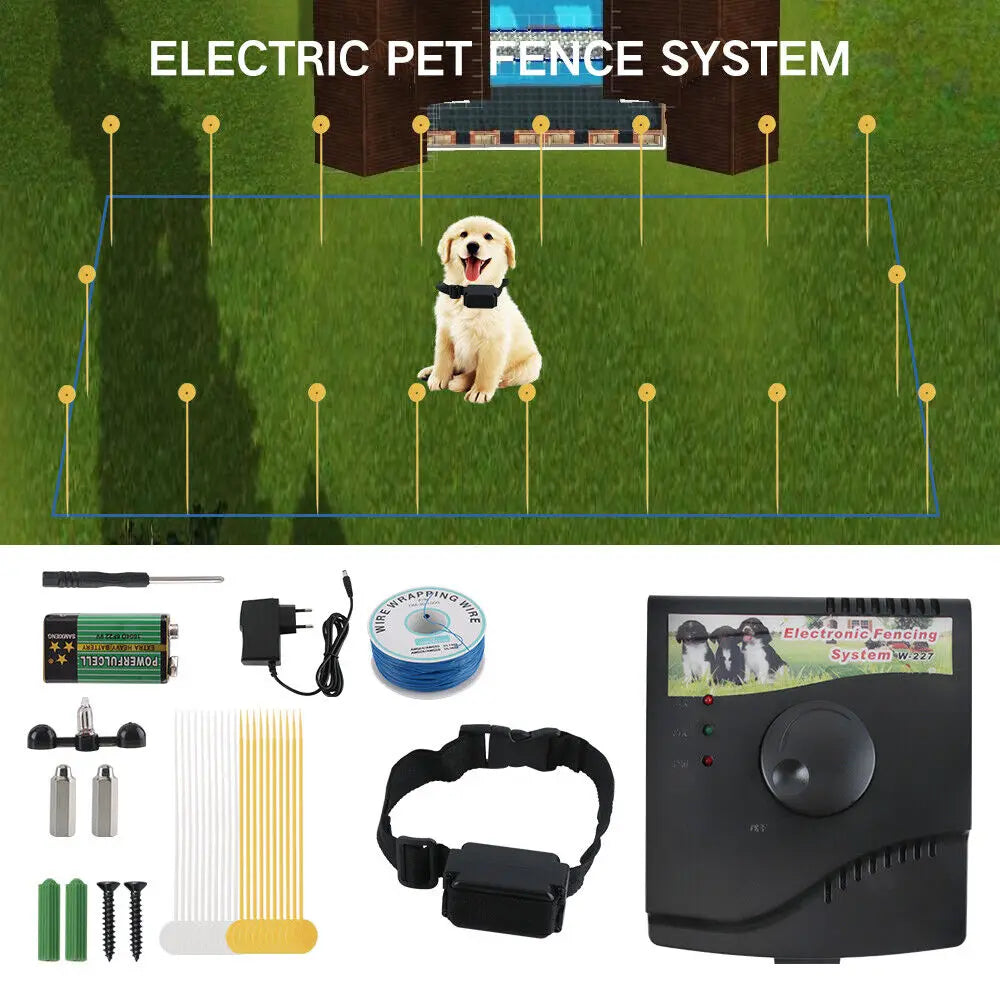 Electric Dog Fence System Waterproof Containment For Yard