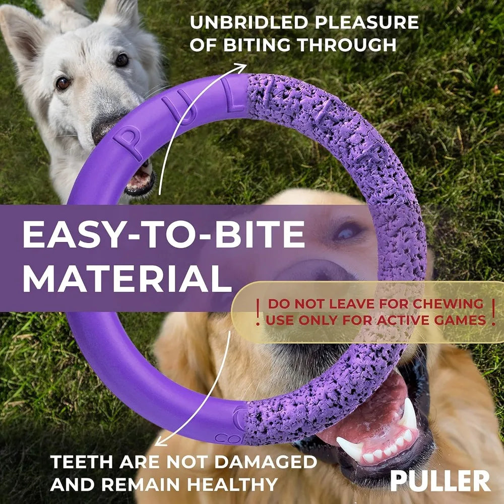 Hign-concerned Puller Outdoor Dog Ring Toy For Fetch Tug