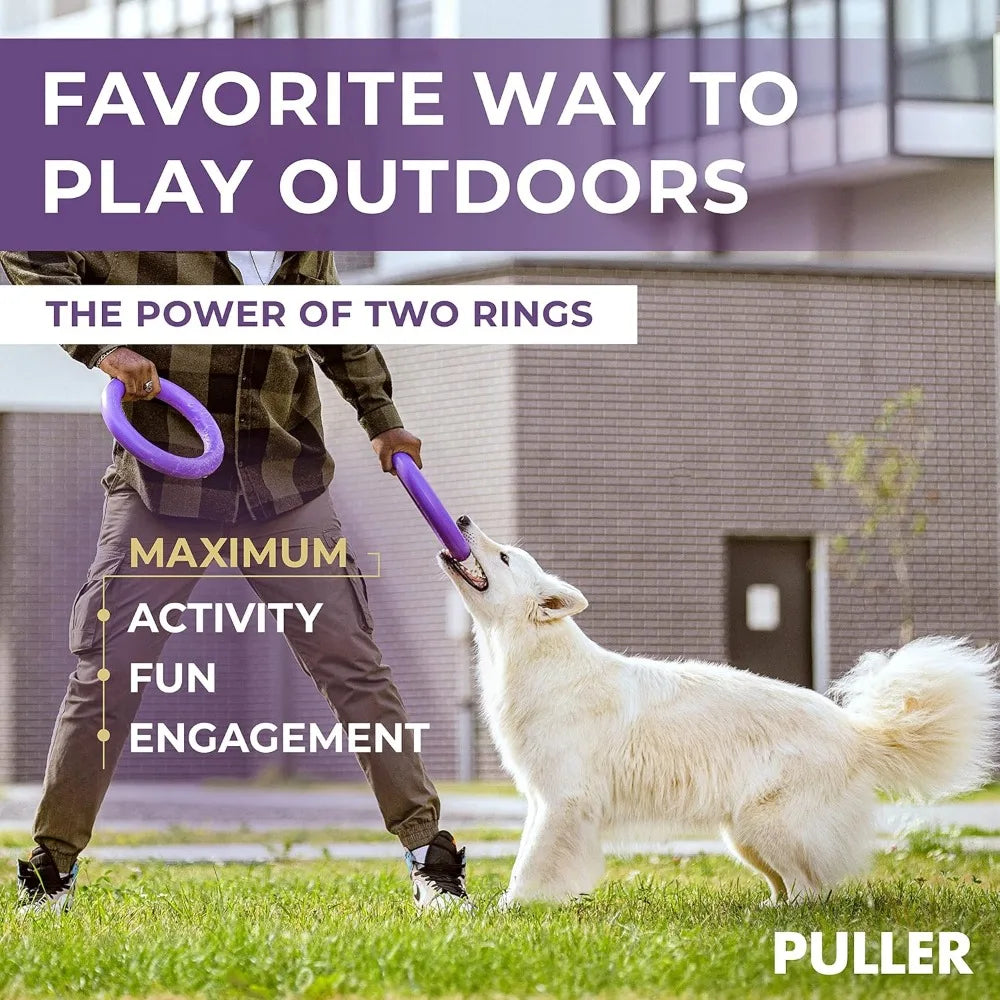 Hign-concerned Puller Outdoor Dog Ring Toy For Fetch Tug
