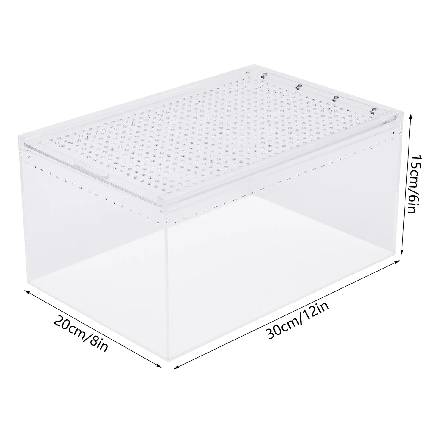 Bymaocar Acrylic Reptile Breeding Cage With Sliding Lid