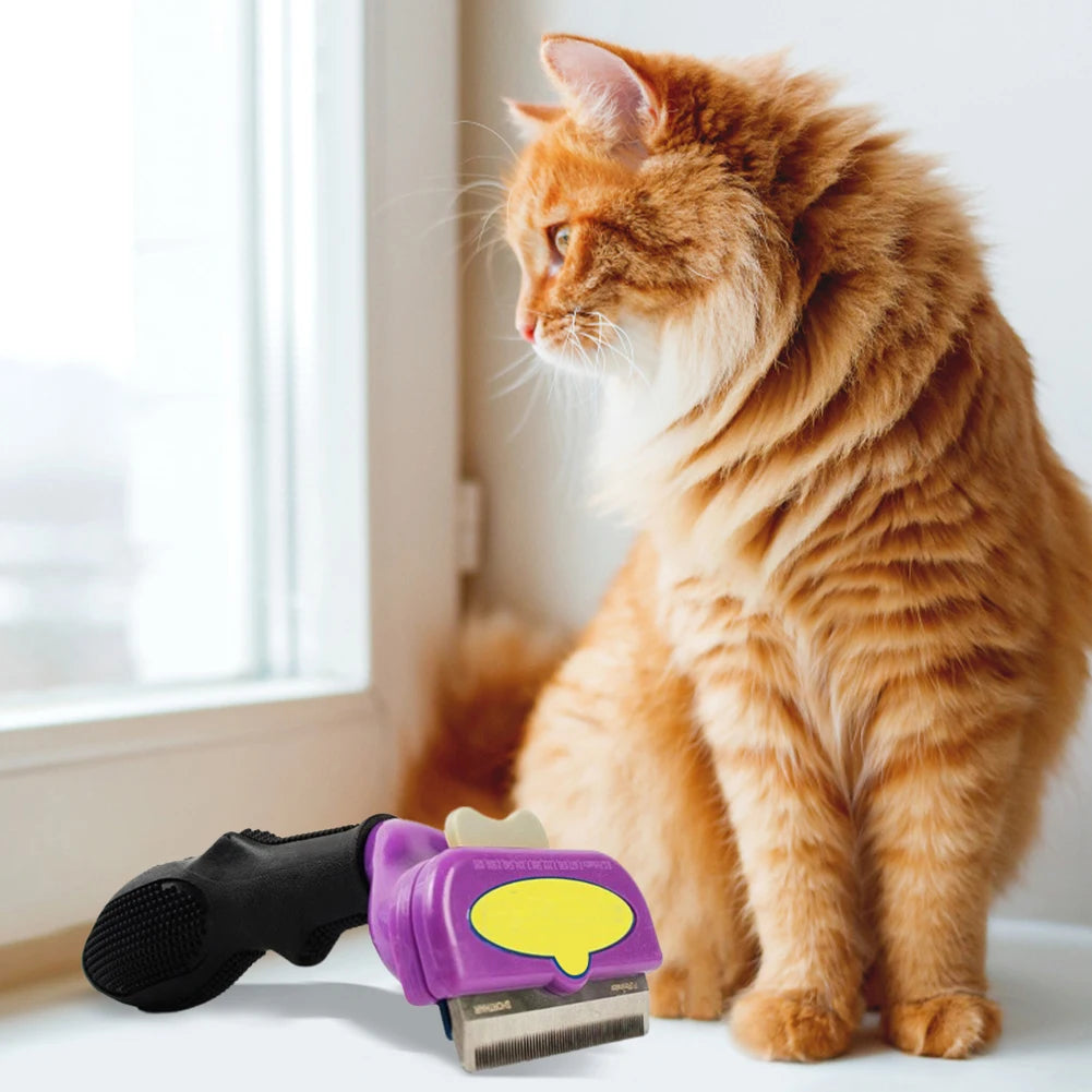 Hign-concerned Pet Grooming Brush Self Cleaning Slicker