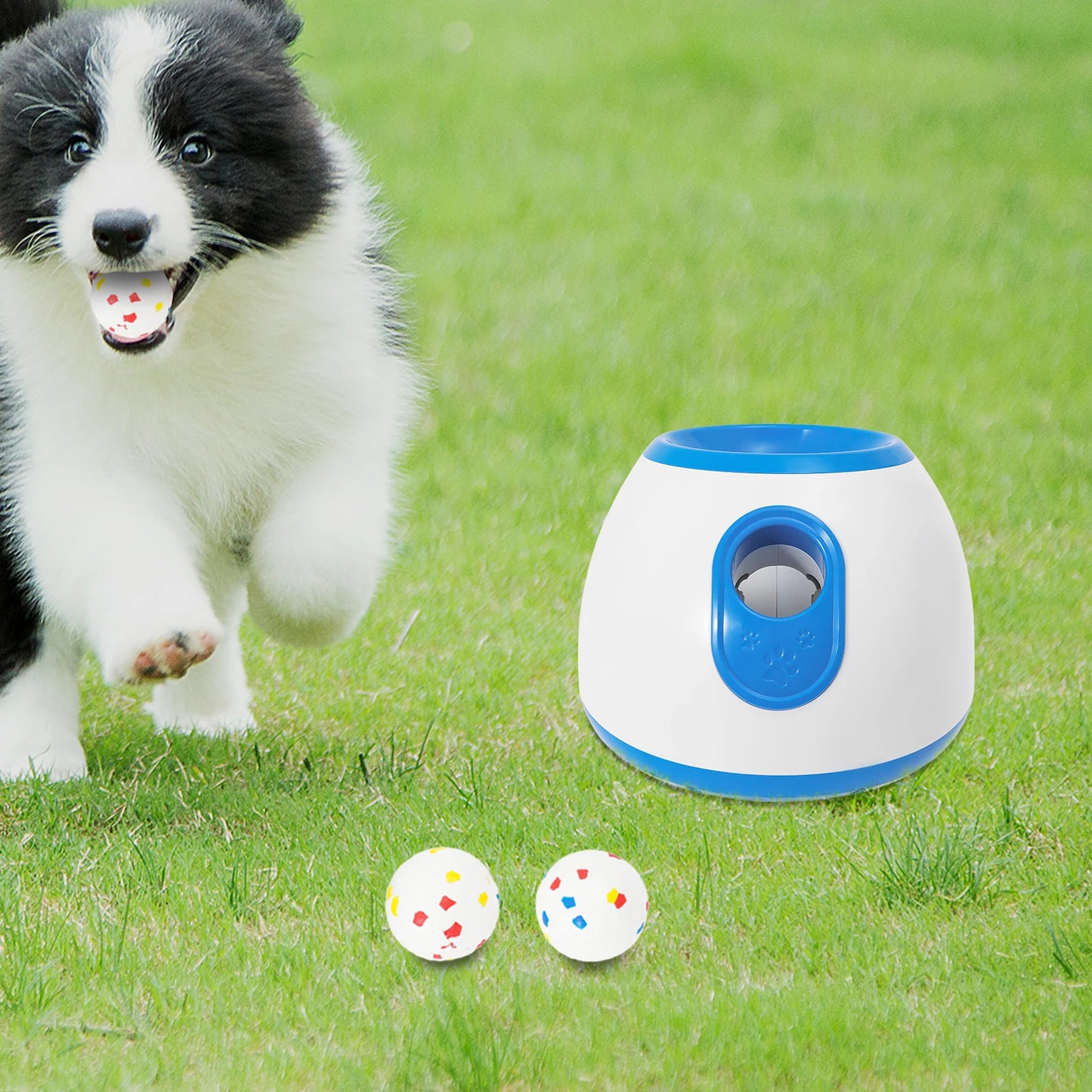 Automatic Ball Launcher for Dogs with Adjustable Throw Distance and Dual Power