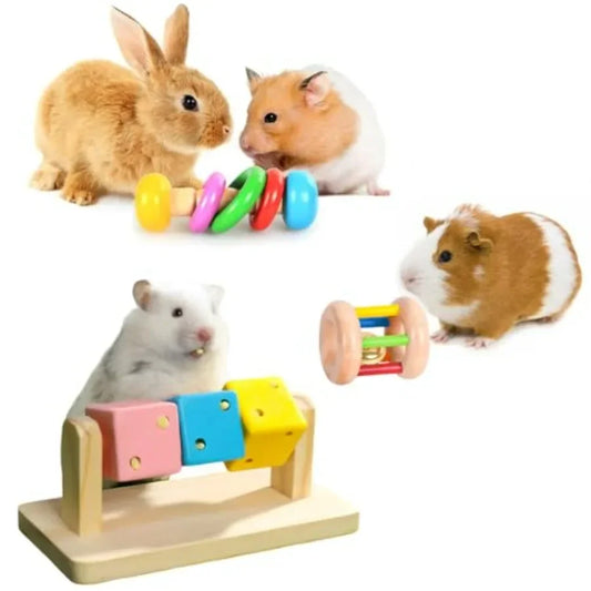 Hign-concerned Wooden Hamster Toys For Small Animals
