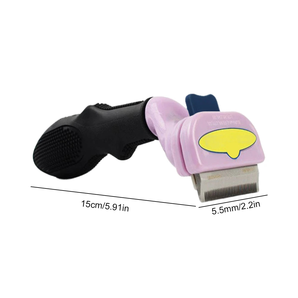 Hign-concerned Pet Grooming Brush Self Cleaning Slicker