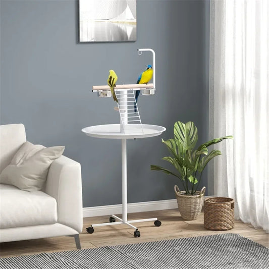 Guangdong Bird Stand Parrot Perch Frame Stainless Bowls