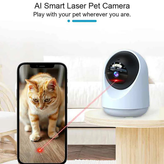 2K Smart Laser Pet Camera Interactive Adjustable Mode Electric Cat Toy